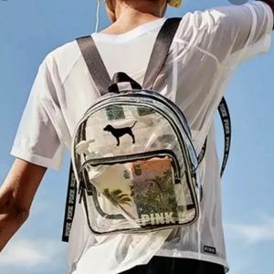 Pink Victoria secret backpack